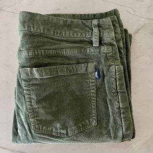 Vineyard Vines 5 Pocket Green Corduroy Pants 32x34